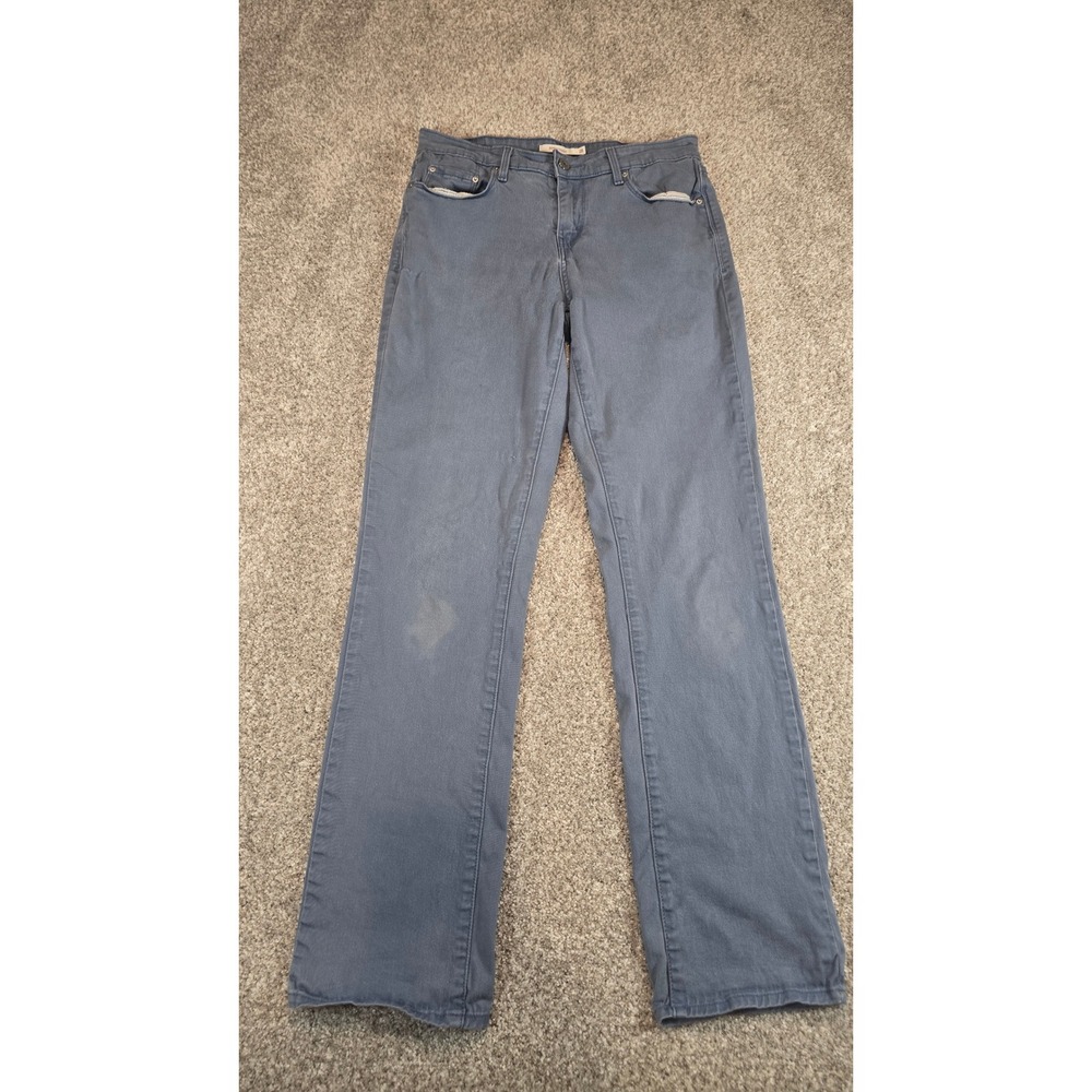 Levis 505 Straight Leg Jeans Steel Blue Denim mens W28 L32  29x28.5